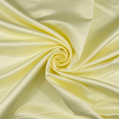 Duchess Satin Fabric - Lemon