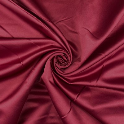 Duchess Satin Fabric - Ruby