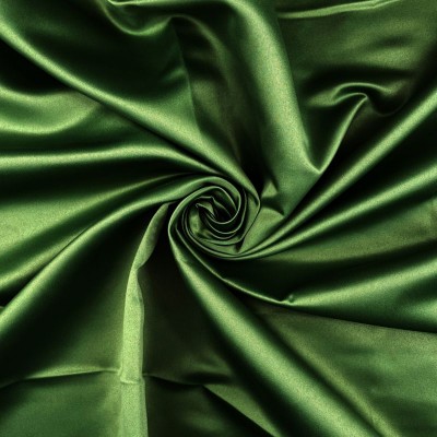 Duchess Satin Fabric - Bottle Green