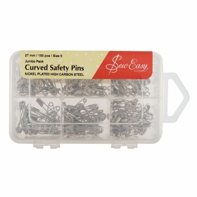 Sew Easy Safety Pins Curved 27mm 150 Pieces