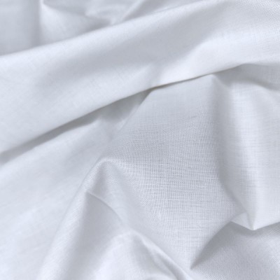 Polyester Cotton Pocketing - White