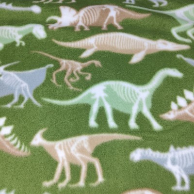 Dino Bones - Anti Pil Printed Fleece