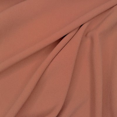 Heavy Crepe Fabric Material - Rose