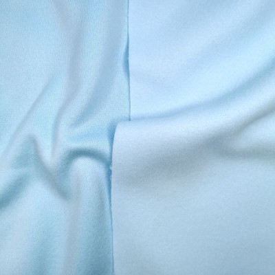 Sweatshirt Fleece Polyester Fabric - Baby Blue 180cm