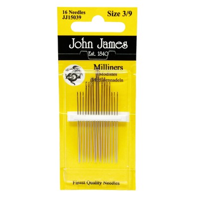 John James Hand Sewing Needles - Milliners 3/9