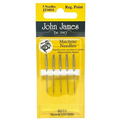 John James Machine Needles - Regular Point 11 / 80