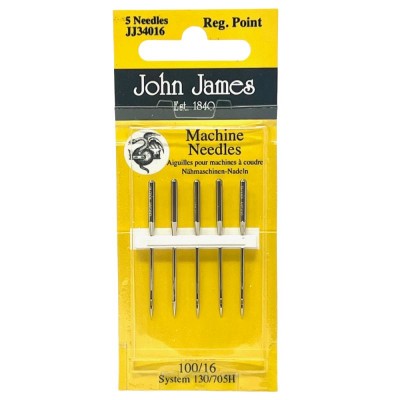 John James Machine Needles - Regular Point 16 / 100