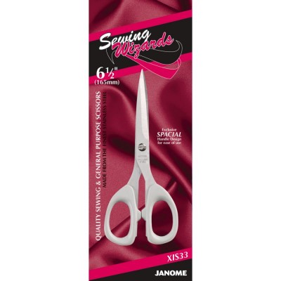 Janome Sewing Wizards Sewing & General Use Scissors 6.5