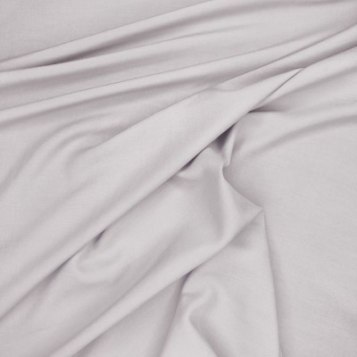 Poly Viscose Plain Fabric - Light Grey
