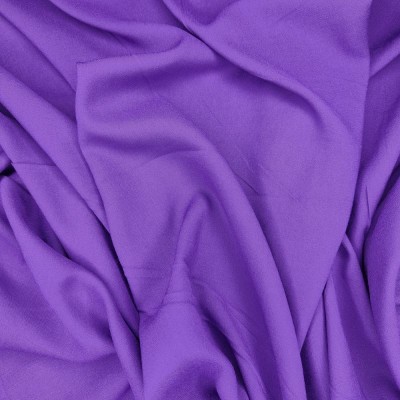 Poly Viscose Plain Fabric - Purple