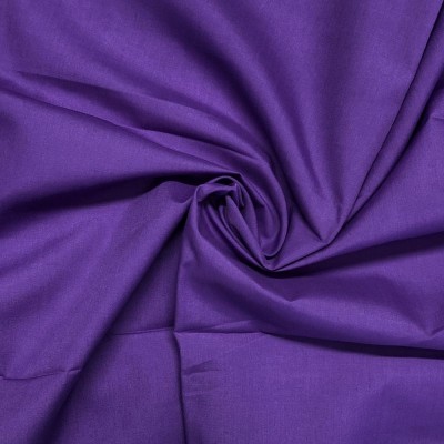 Cadbury Purple Polycotton Fabric 112cm - Col 12