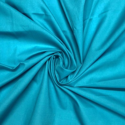 Turquoise Polycotton Fabric 112cm Col - 18