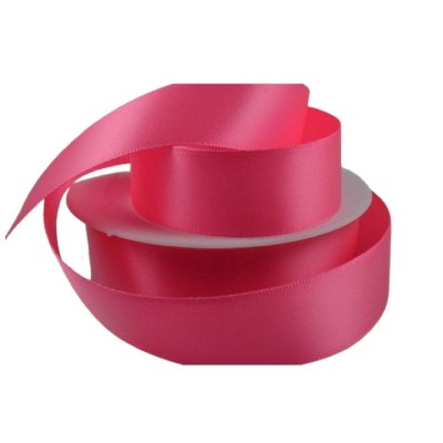 Double Sided Satin Ribbon - Rose Pink 50mm