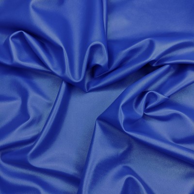 Matt Leather Look Fabric - Royal Blue