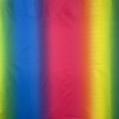 Water Resistant Ripstop Waterproof Fabric - Rainbow