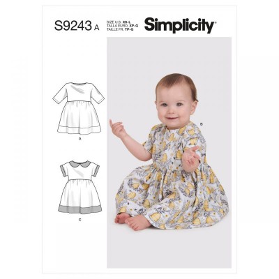 Simplicity S9243 A - Babies' Dresses