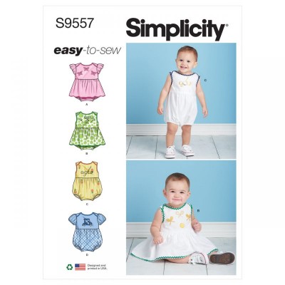 Simplicity S9557 - Babies' Romper