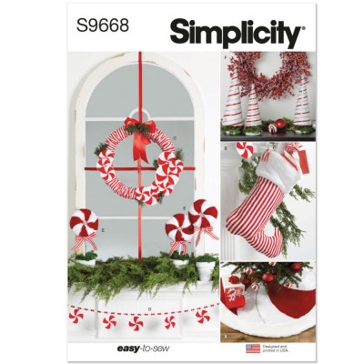 Simplicity S9668 - Christmas Dcor