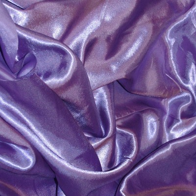 Silky Satin Craft Dress Fabric - Purple