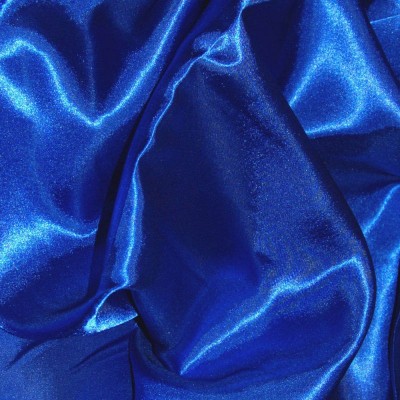 Silky Satin Craft Dress Fabric - Royal Blue