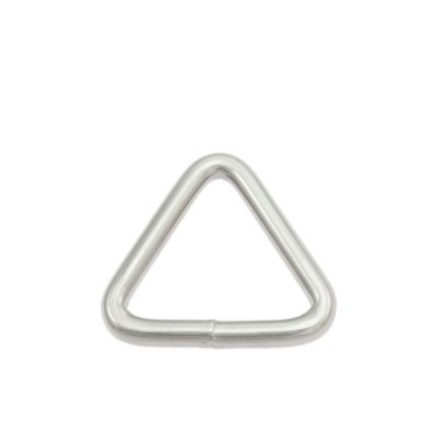 Triangle Delta Ring - Nickel Plated - 25mm