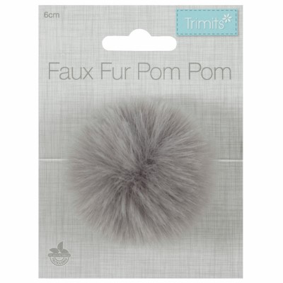 Pom Pom Faux Fur - 6cm Mink