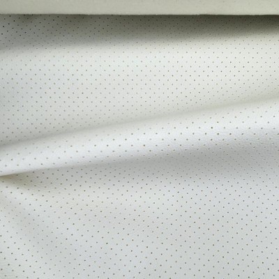Perforated Leathette Fabric Headliner  - White