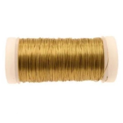 .Metallic Wire Reel 100g - Gold