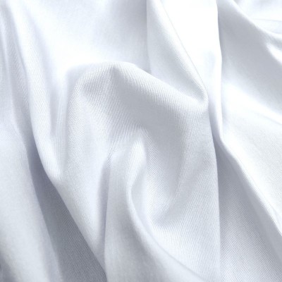 Bengaline Stretch Fabric - White