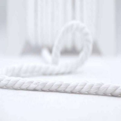 12mm Chunky Twisted Cord - White