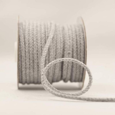4mm Cotton Acrylic Cord - Cop Grey