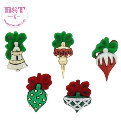 Dress It Up Buttons - Christmas Ornaments