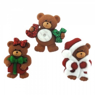 Dress It Up Buttons - A Very Beary Christmas