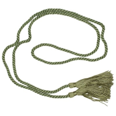 Dressing Gown Cord With Tassels - Pale Green