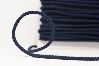 6mm 100% Cotton Cord - Navy