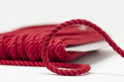 6mm 100% Cotton Cord - Red