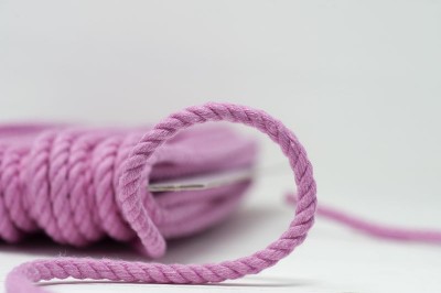 6mm 100% Cotton Cord - Rose Pink