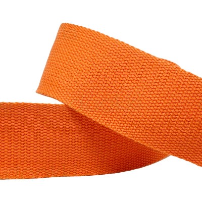 Cotton / Polyester Webbing - 50mm - Orange