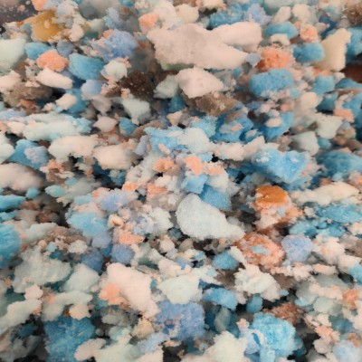 1000 grams Mixed Colour Foam Crumb