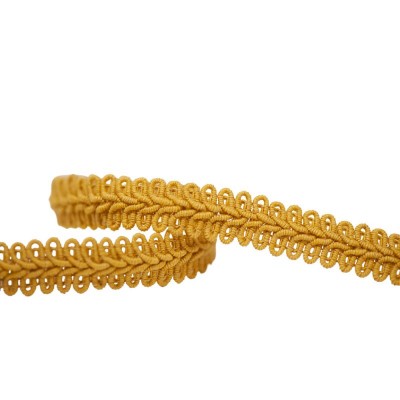 12mm Figure 8 Braid - Mustard Gold