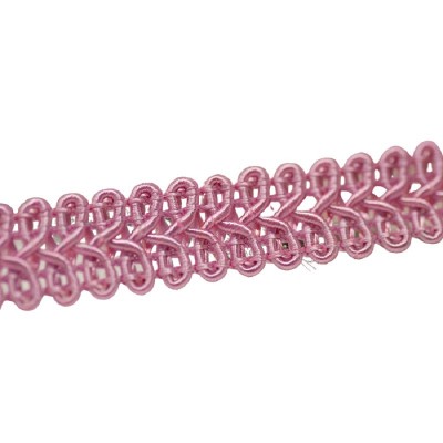 12mm Figure 8 Braid Viscose - Pink