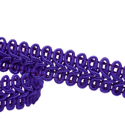 12mm Figure 8 Braid Viscose - Purple