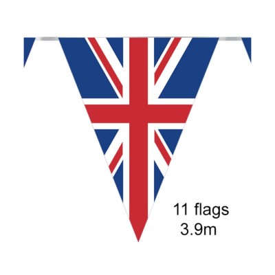 Party Bunting Union Jack 11 Flags Triangle Waterproof