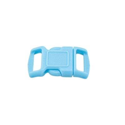 Side Release Buckle CURVED Plastic  - Blue - 10mm