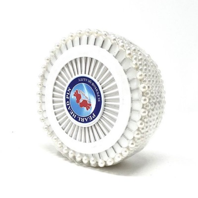Pin Wheel - Pearl Head Pin White - SS72