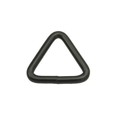 Triangle Delta Ring Black Nickel - 25mm