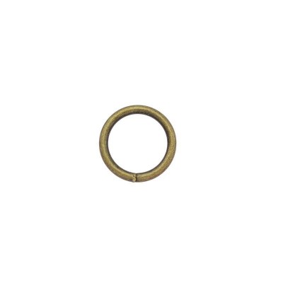 Welded O-Ring Antique Brass - 15mm 
