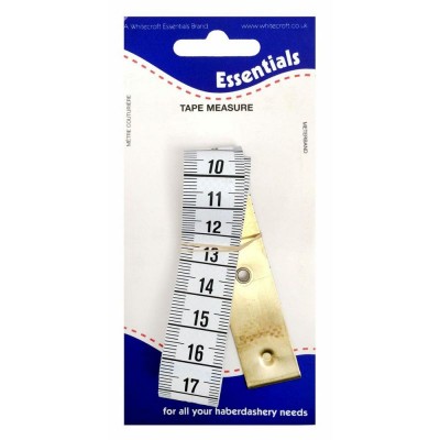 Essentials Tailors Tape Measure Brass End