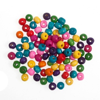 Trimits Assorted Wooden Beads - 6mm - Pack of 200
