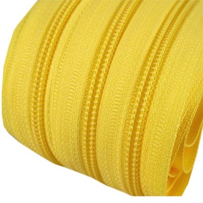 Continuous Zip Chain - No.5 - 6mm Yellow